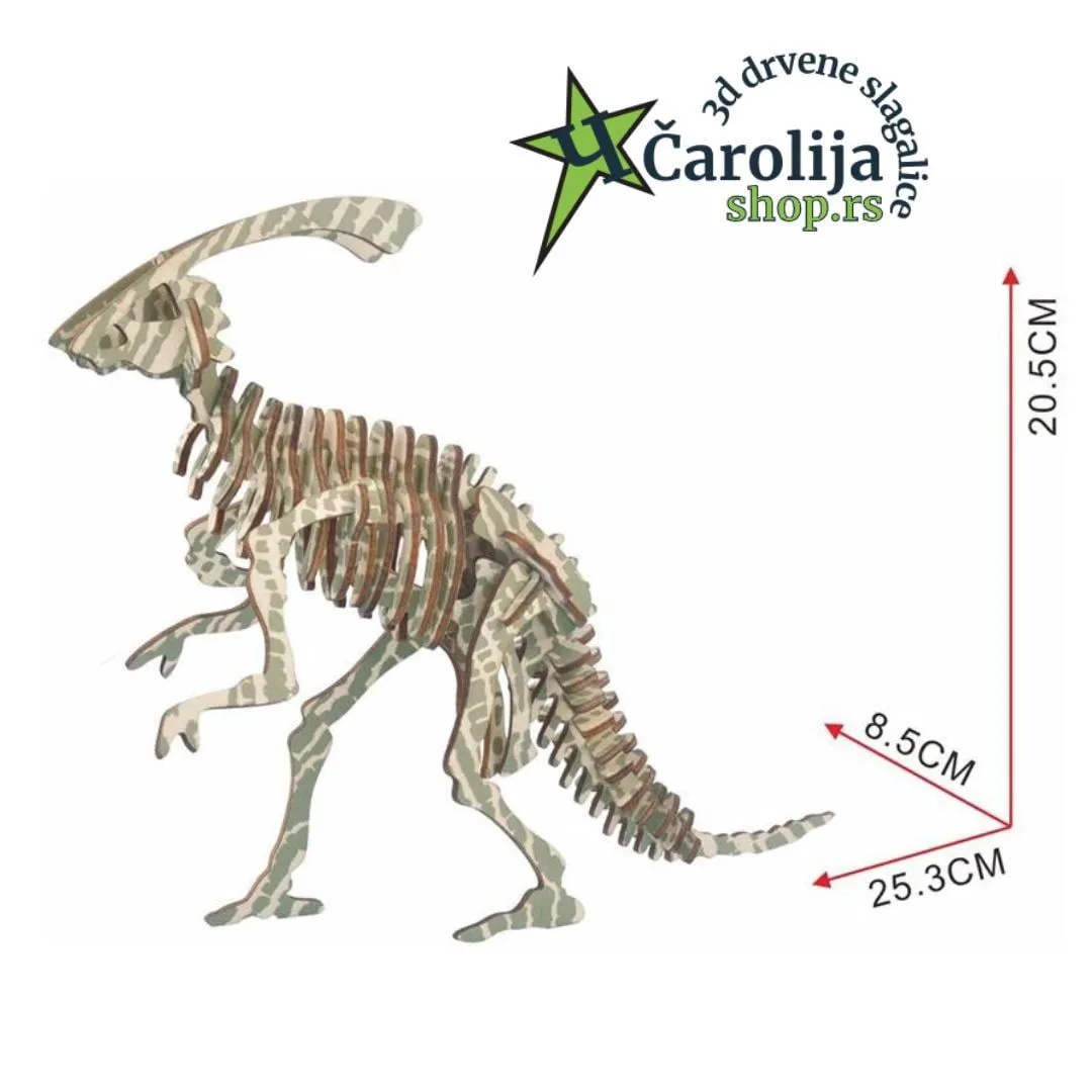 3d drvena puzzle  - PARASAUROLOPHUS
