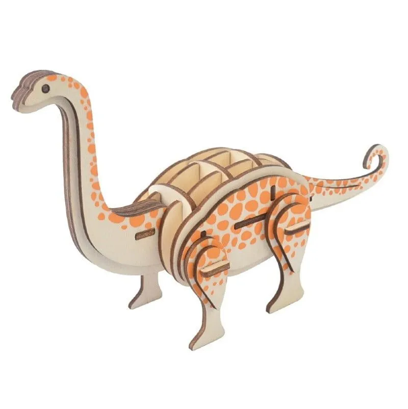 3d drvena slagalica -  Brontosaurus