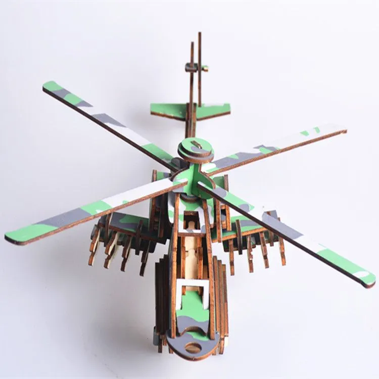 3d drvena slagalica Helikopter- Apač