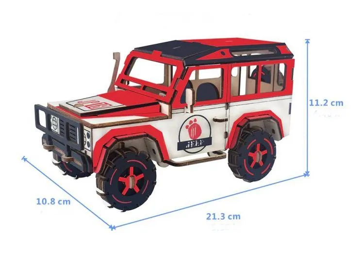 3d drvena slagalica S.U.V. Grom