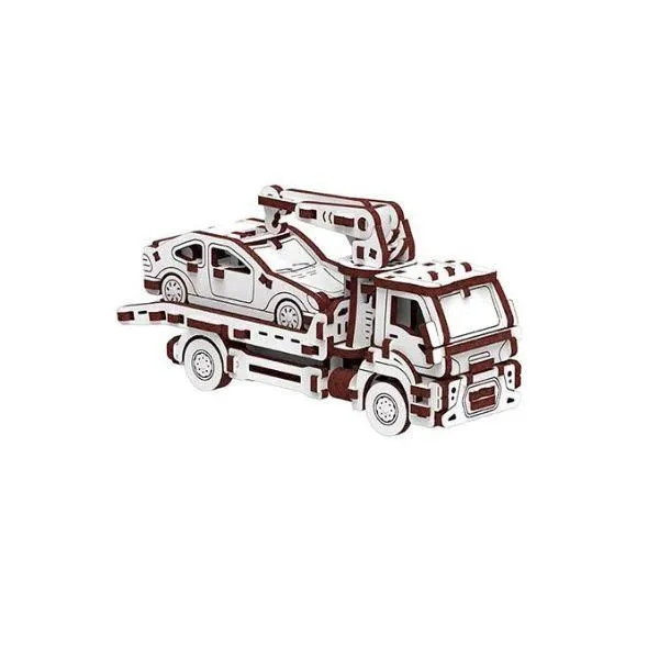 3D Drvena slagalica Tow truck/ 110 delova
