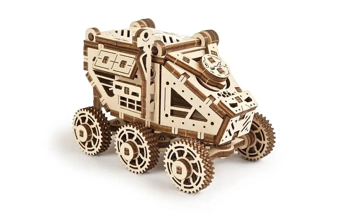 3d drveni eko mehanička puzzle - MARS ROVER