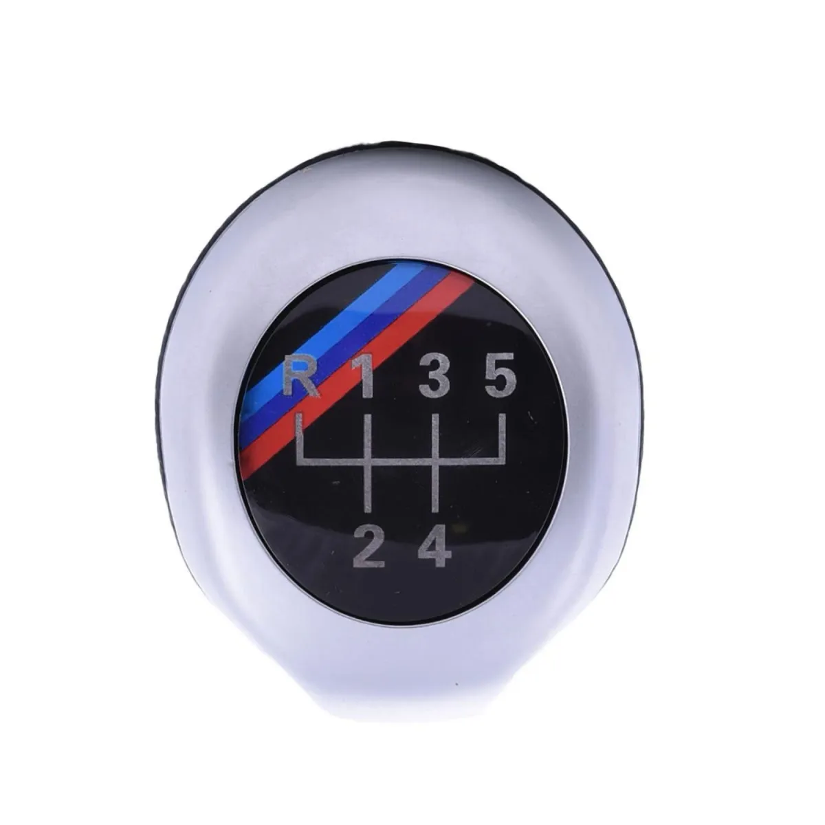 888 CAR ACCESSORIES BMW ručica menjača sa 5 brzina sa m logom silver mat-hrom