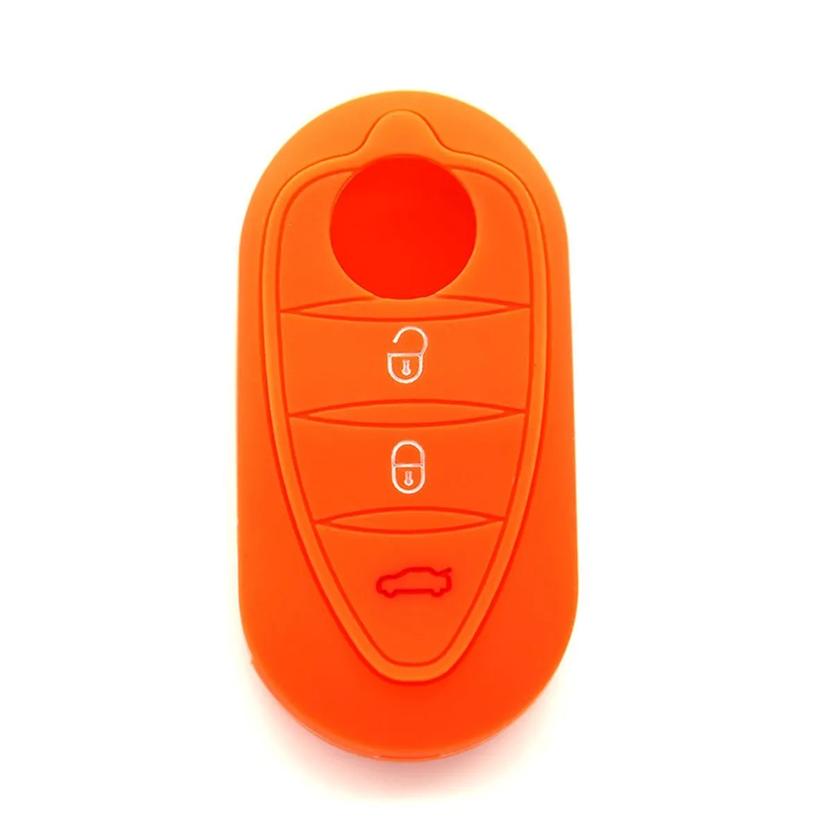 888 CAR ACCESSORIES Silikonska navlaka za ključeve crna Alfa Romeo