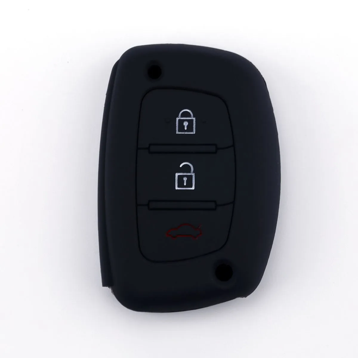 888 CAR ACCESSORIES Silikonska navlaka za ključeve crna Hyundai