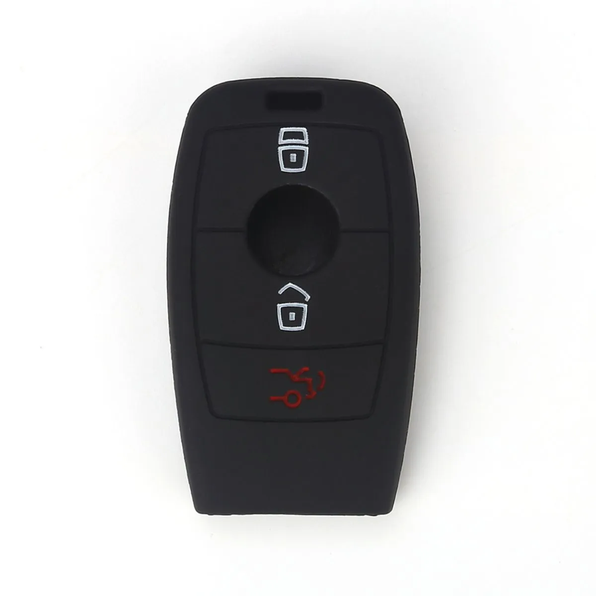 888 CAR ACCESSORIES Silikonska navlaka za ključeve crna Mercedes