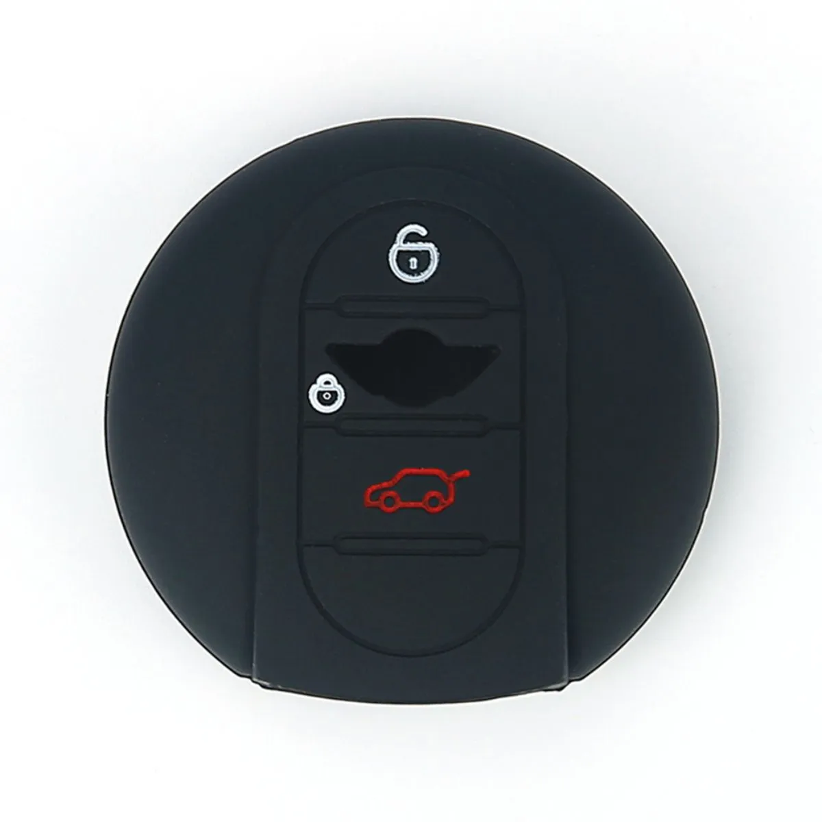 888 CAR ACCESSORIES Silikonska navlaka za ključeve crna mini