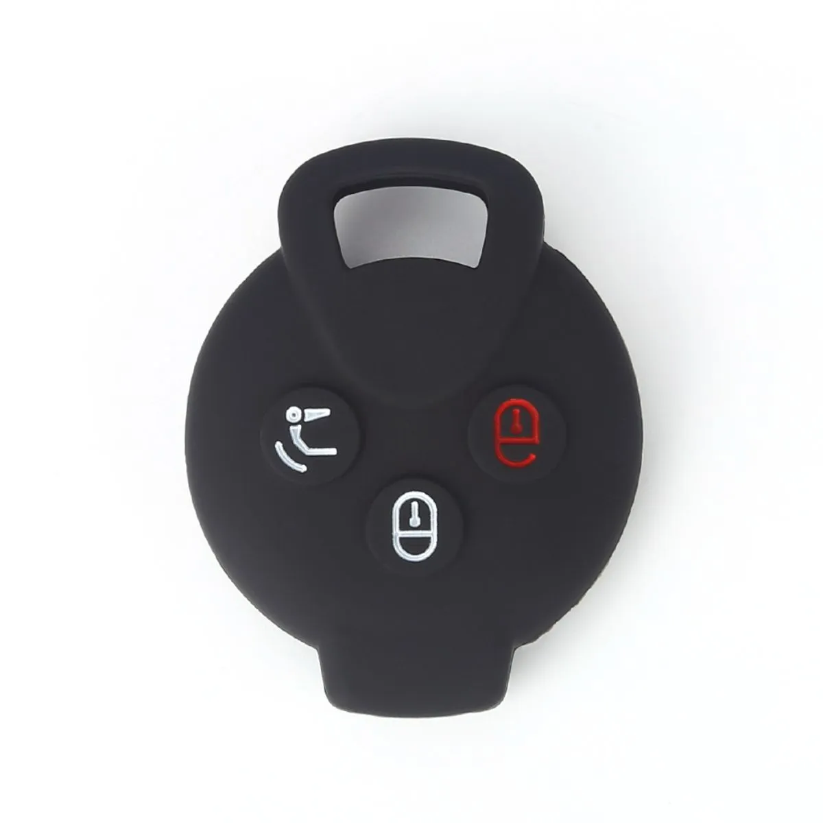 888 CAR ACCESSORIES Silikonska navlaka za ključeve crna Smart