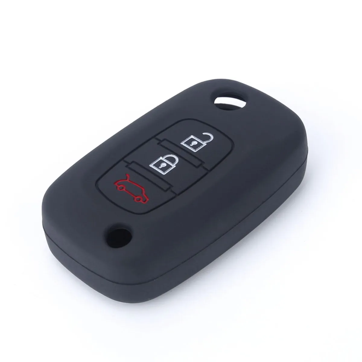 888 CAR ACCESSORIES Silikonska navlaka za ključeve roze Renault