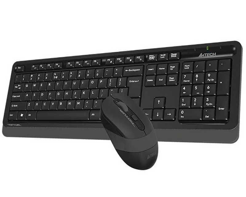 A4 TECH Bežična tastatura i miš FG1010 FSTYLERB sivi