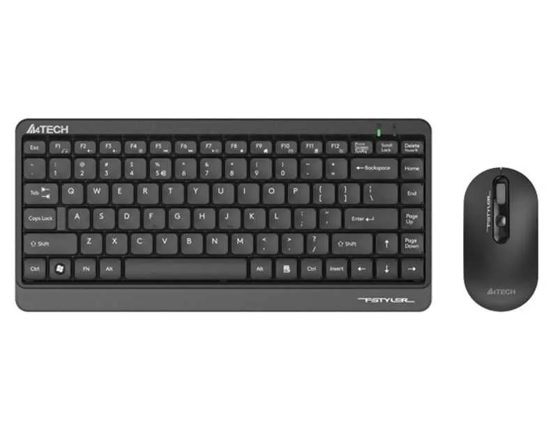 A4 TECH Bežična tastatura i miš FG1112 FSTYLER sivi