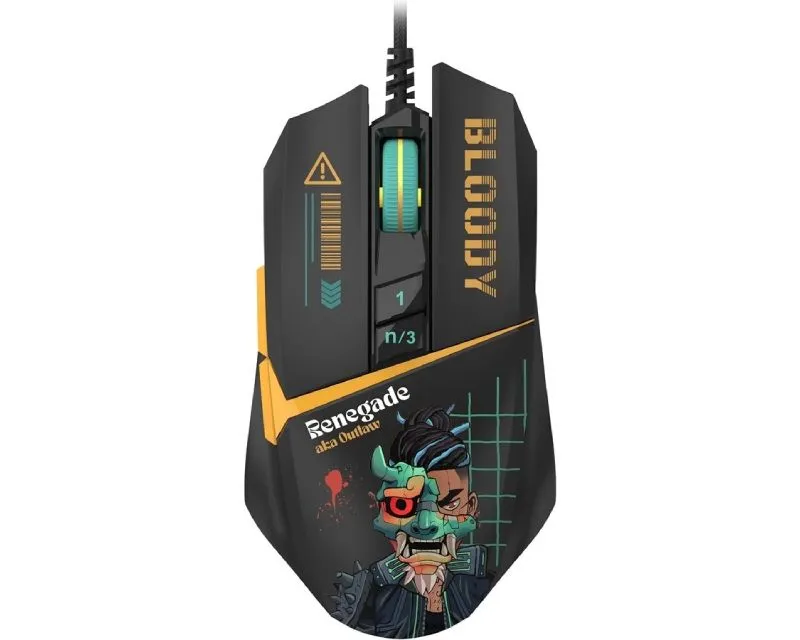 A4 TECH Gaming miš W63 Max Bloody RGB Renegade Midnight