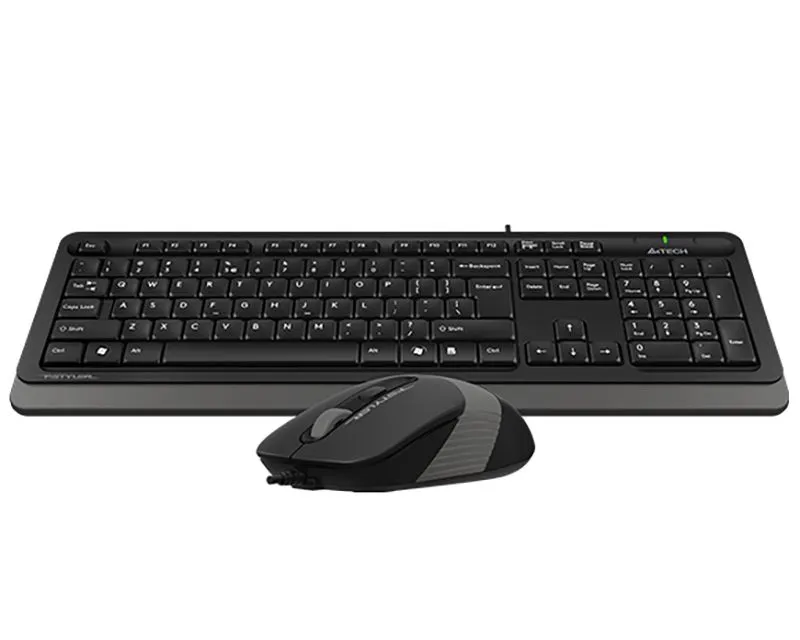 A4 TECH Set tastatura i miš F1010 Fstyler USB YU/ siva