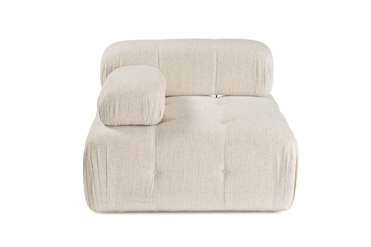 AATELIER DEL SOFA Ugaona sofa Doblo L1, krem