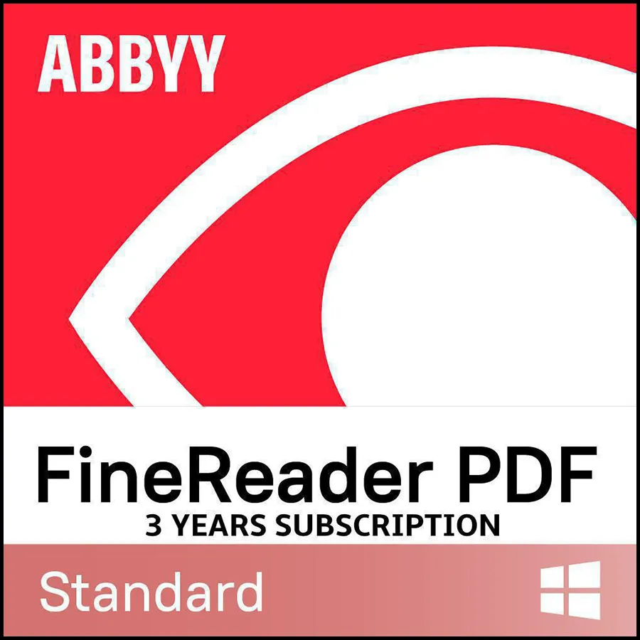 ABBYY FineReader PDF Standard/ Single User License (ESD)/ Subscription/ 3y