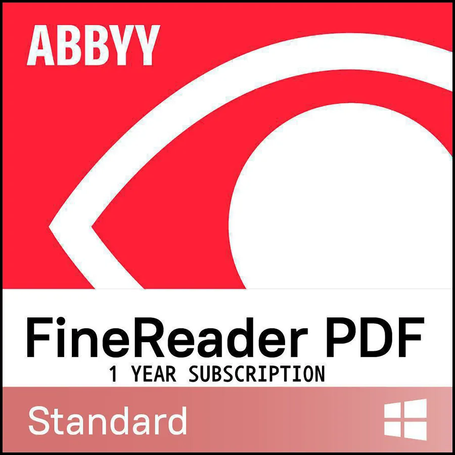 ABBYY FineReader PDF Standard/ Single User License (ESD)/ Subscription/ 1y