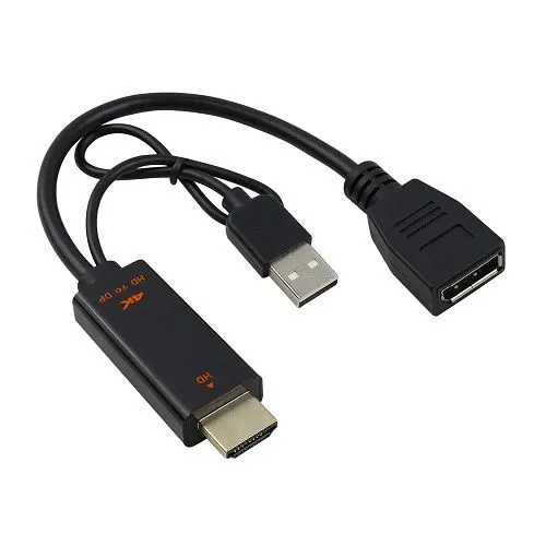 Adapter HDMI M. na Displayport M. F. Konvertor H2DP-0
