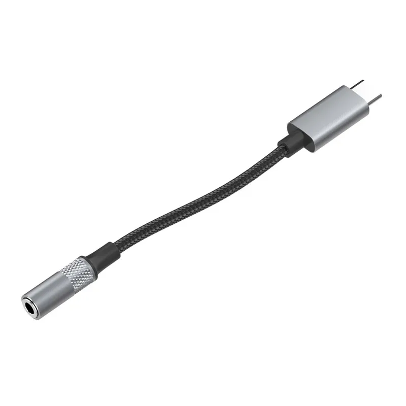 Adapter LDNIO LSY80c za slušalice Type-C na 3/5 mm sivi
