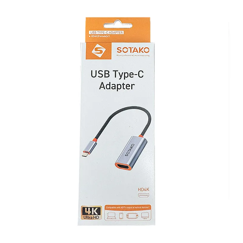 Adapter Sotako Type-C na HDMI 0.2m crni