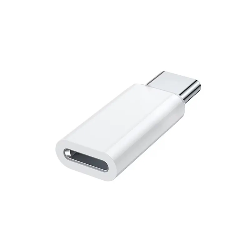Adapter Type-C muski na Lightning zenski beli