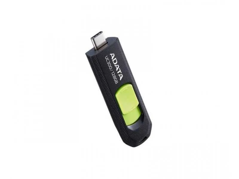 ADATA USB flash memorija 128GB ACHO-UC300-128G-RBK/GN, crna/zelena