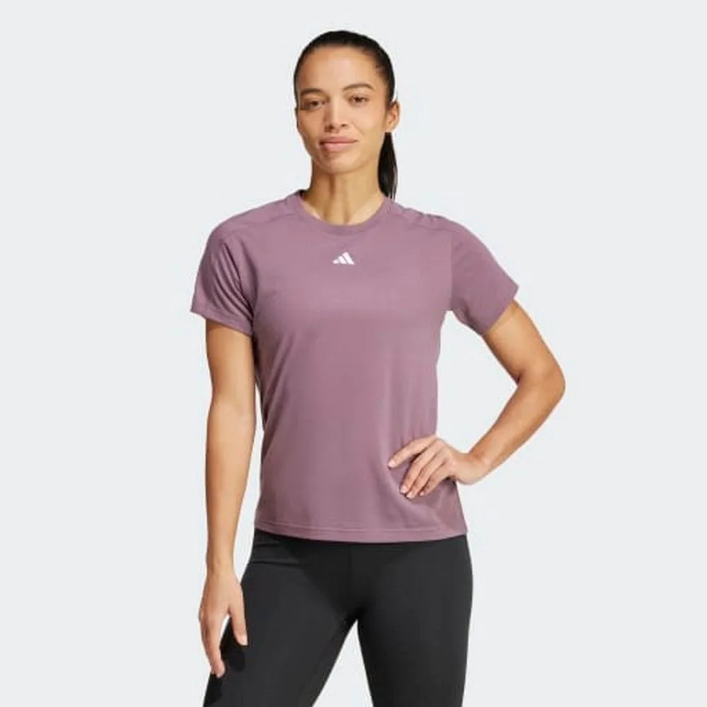 ADIDADS Majica kratak rukav aeroready train ess minimal branding crewneck tee W