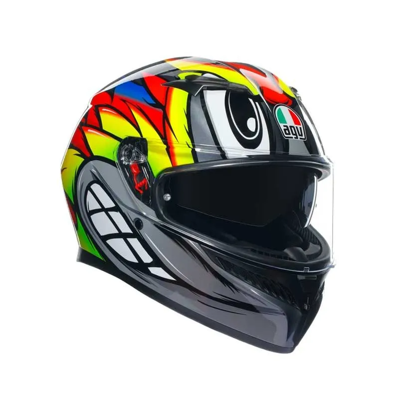 AGV Kaciga k3 birdy 2.0 siv/žut/crv l
