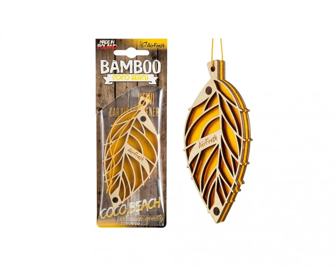 AIRFRESH Drveni miris Bamboo Coco beach