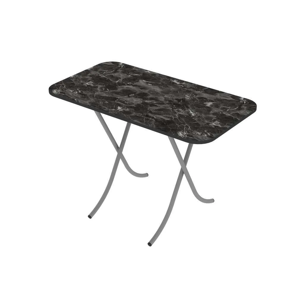 ALESTA Sklopivi sto Crni  mermer 10029CM