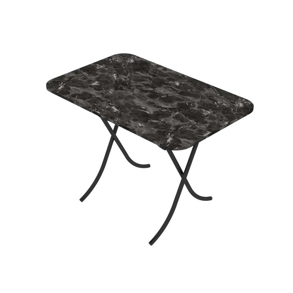 ALESTA Sklopivi sto Crni mermer  10030CM