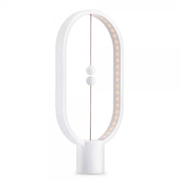 ALLOCACOC DESIGNNEST Heng Balance led stona lampa , bela
