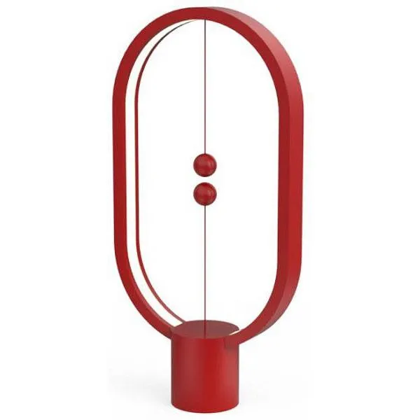 ALLOCACOC DESIGNNEST Heng Balance led stona lampa , crvena