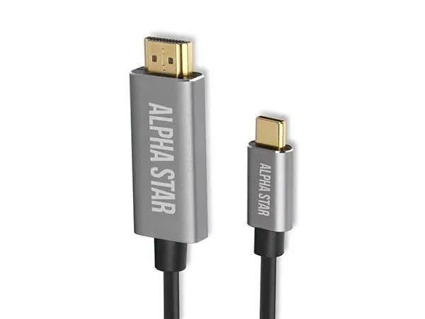 ALPHA STAR USB kabl TIP-C na HDMI 4K, 1.2m