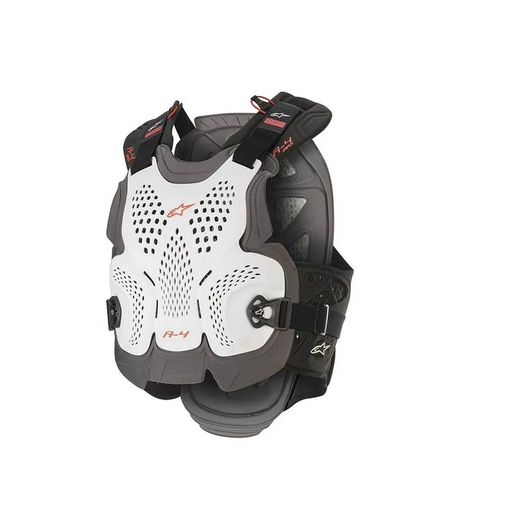 ALPINESTARS A-4 max štitnik za grudi bel/tmn-crv