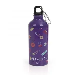 Aluminijumska boca za vodu sa zakačkom 7 x 21 cm 600ml Diary