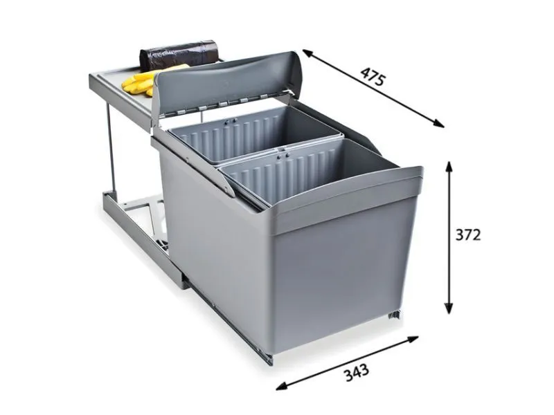 ALVEUS Kanta za otpatke albio 30 2x16l