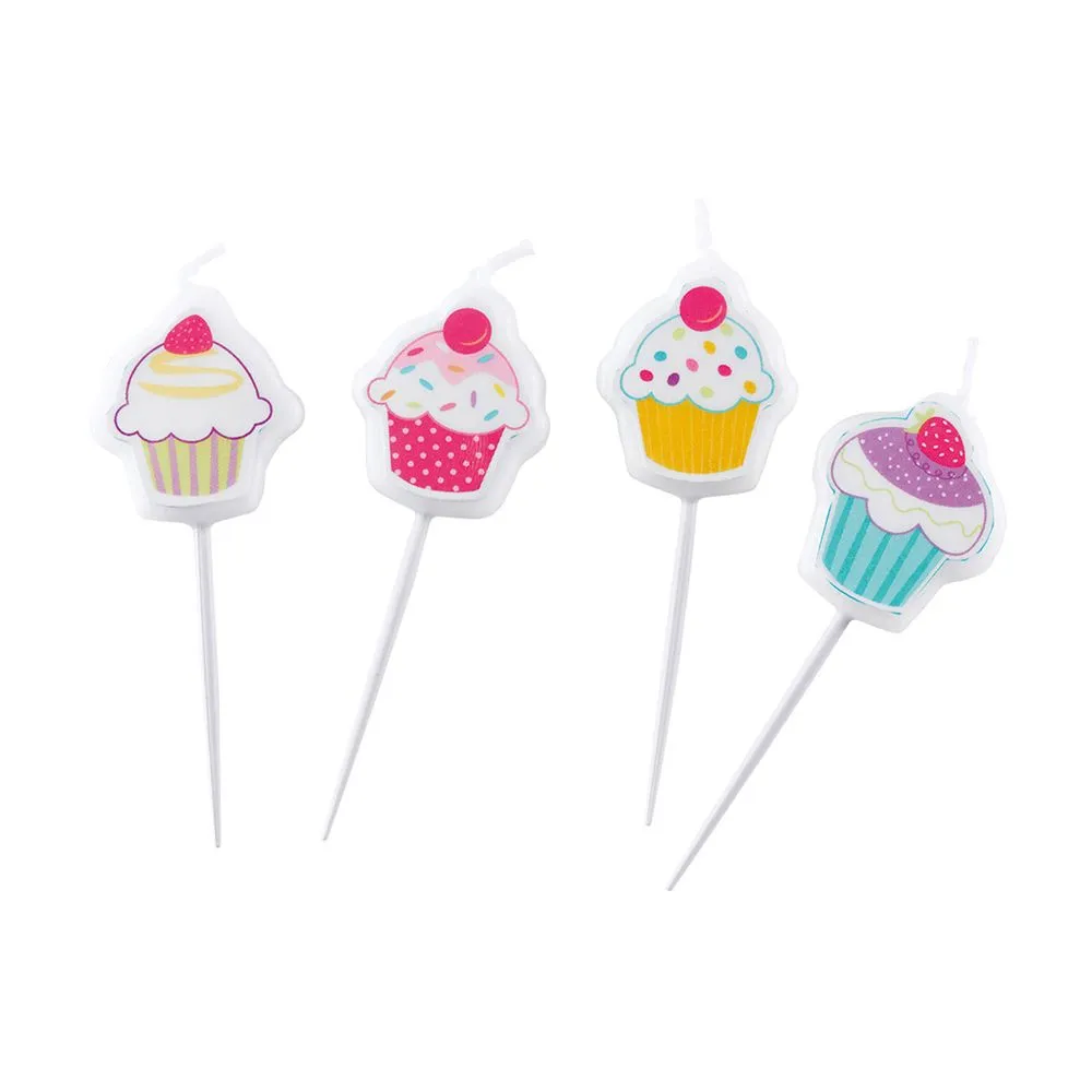 AMSCAN Svećice Cupcakes, set 1/4