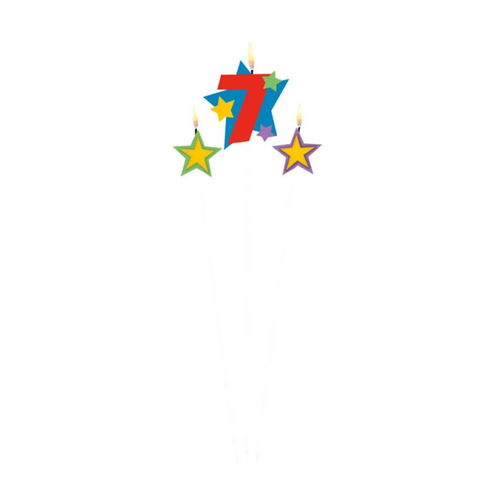 AMSCAN Svećice Zvezdice 7