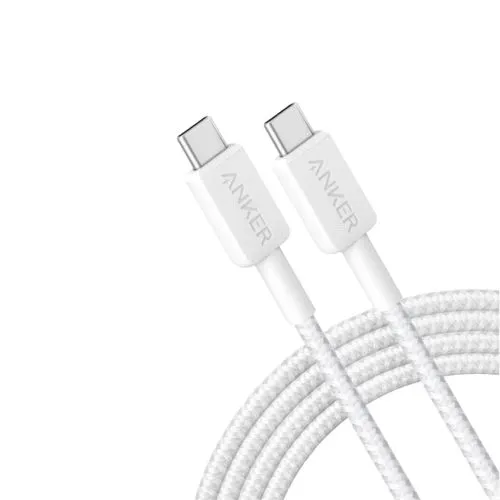 ANKER 322 TypeC na TypeC kabl pleteni 1.8m/ bela