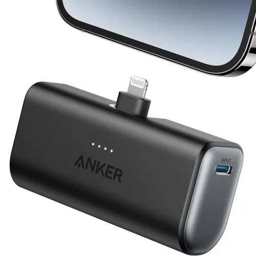 ANKER 621 Power bank Built-In Lightning Connector 5000mAh, bela