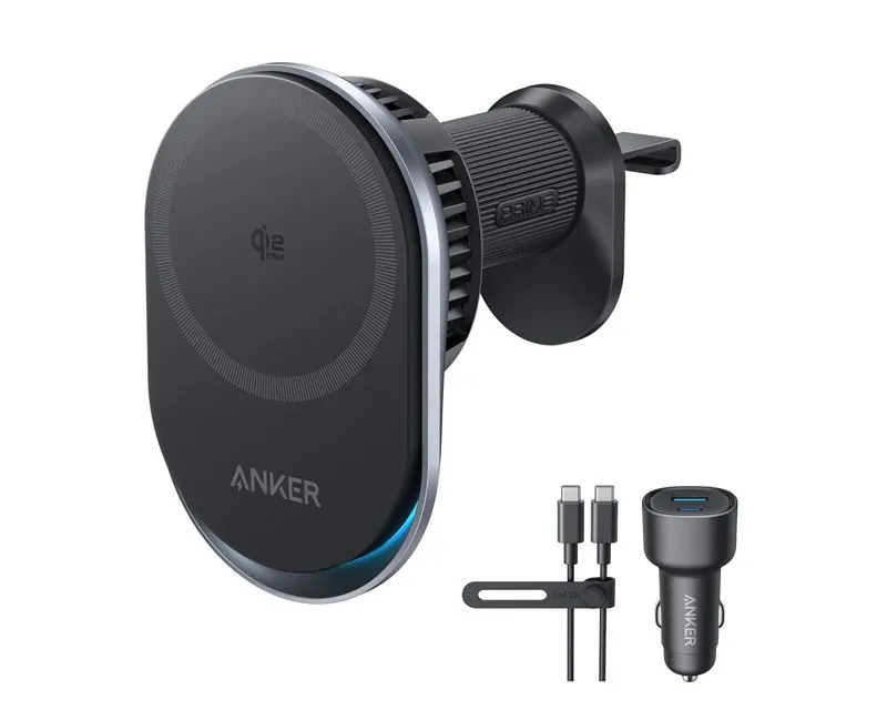 ANKER Auto punjač Prime 25W MagGo bežični/ crna