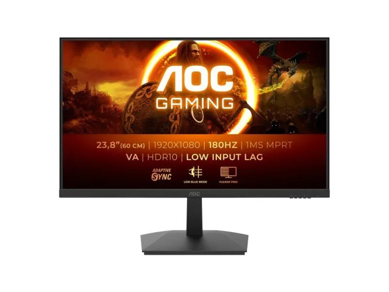 AOC Monitor 24G15N2 23/8/VA/1920x1080/180Hz/1ms MPRT/HDMIx2/DP/VESA/crna