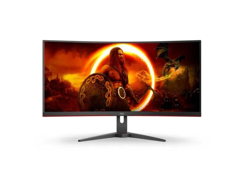AOC Monitor CU34G2XE/BK 34"/VA,zakrivljen,21:9/3440x1440/144Hz/1ms MPRT/HDMI,DP/freesync/crna