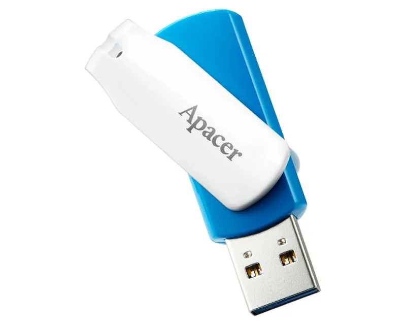 APACER USB Flash memorija 128GB AH357 AP128GAH357U-1, plava-bela