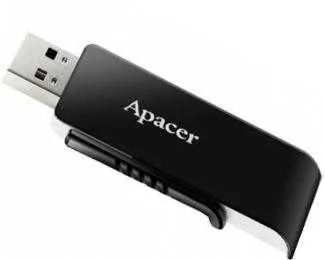 APACER USB flash memorija 64GB AH350 USB 3.0 crni