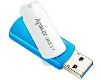 APACER USB flash memorija 64GB AH357 USB 3.1 plavi