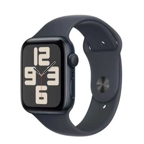 APPLE Pametni sat SE (2024) 44mm GPS Midnight Case/Midnight Sport Band M/L, (mxek3qv/a)