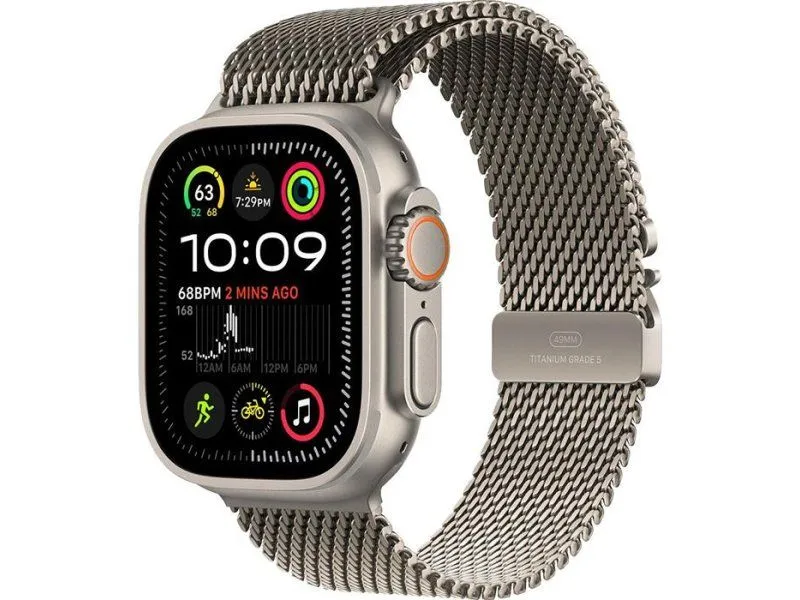 APPLE Pametni sat Ultra2 v2 Cellular 49mm/ Natural Titanium Case sa Natural Titanium Milanese Loop - M