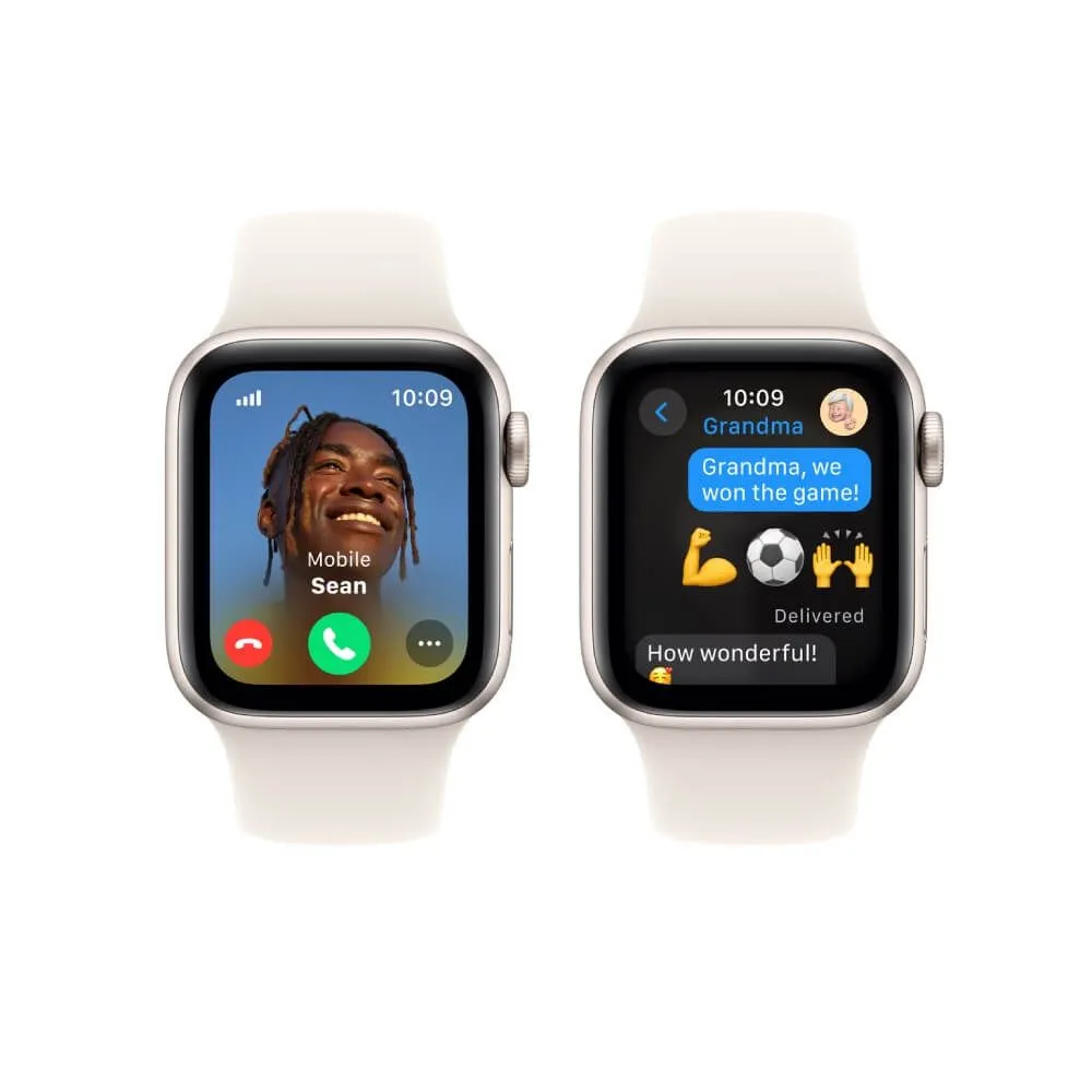 APPLE Pametni sat Watch SE (2024) 40mm GPS, Starlight Sport Band S/M