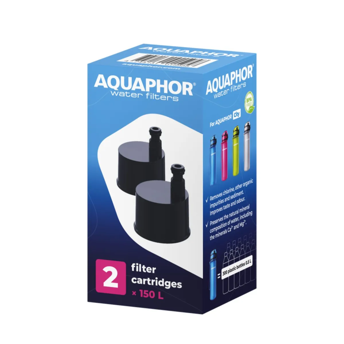 AQUAPHOR Uložak za filter flasu City (2 kom)